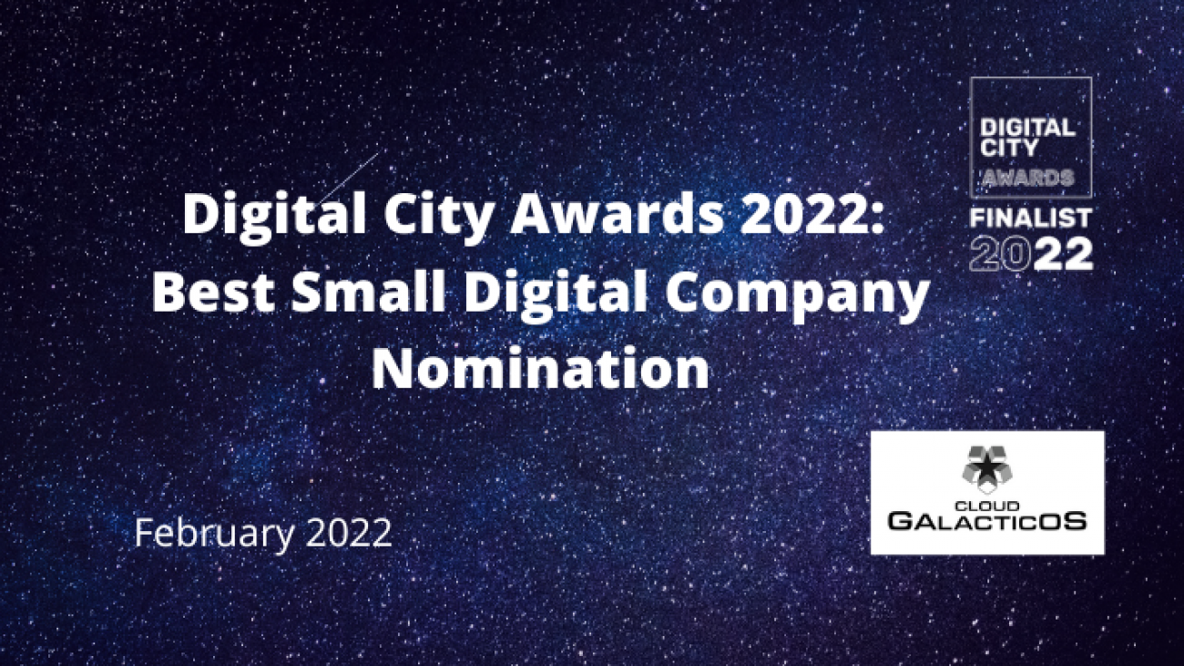 Digital City Awards 2022: Best Small Digital Company Nomination