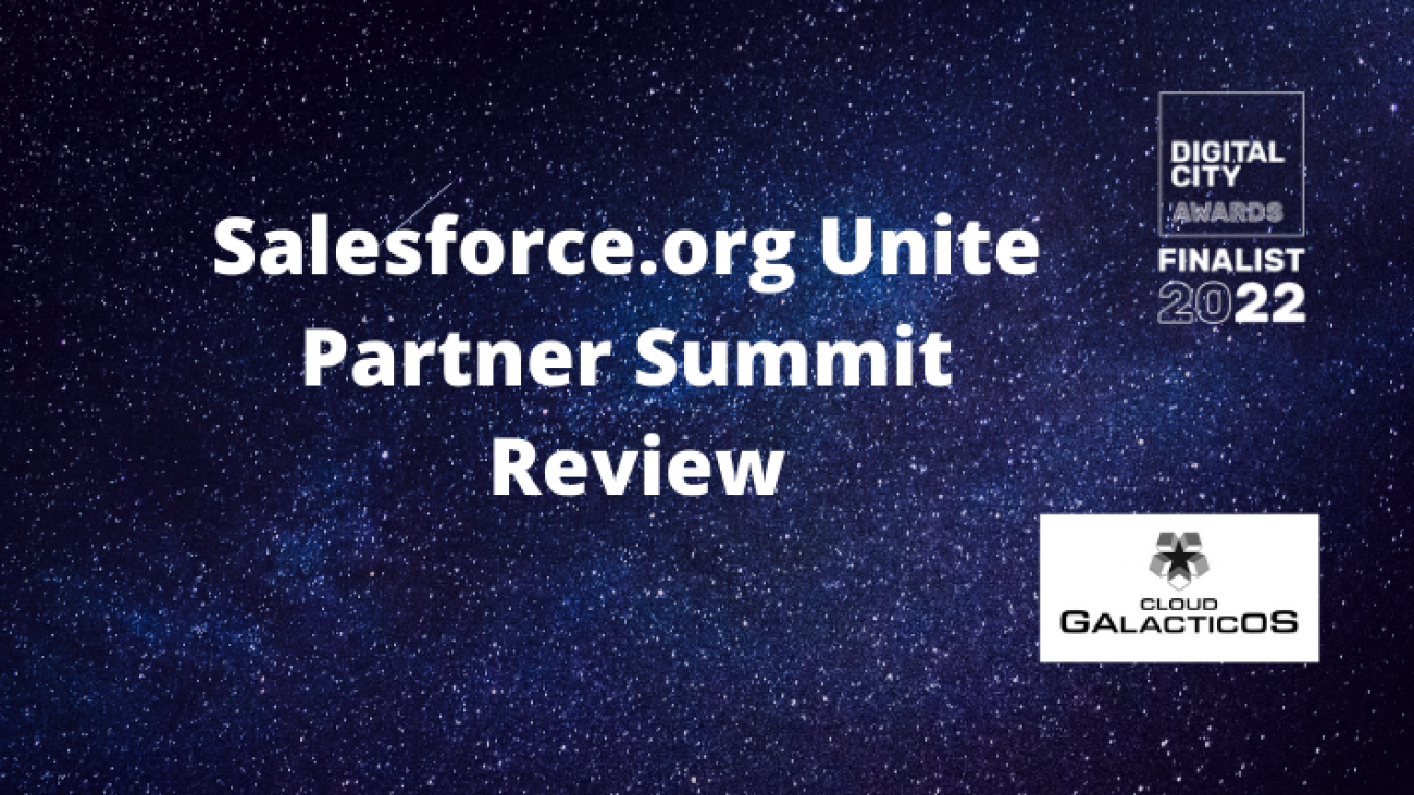 Salesforce.org Unite Partner Summit Review